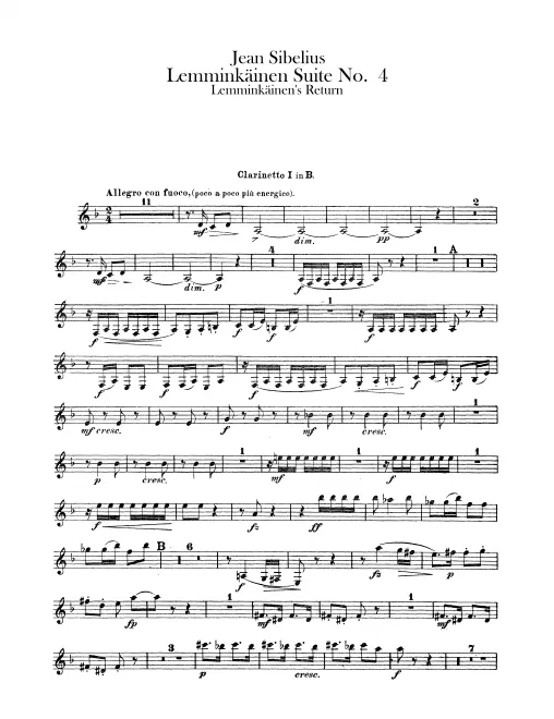 Clarinet 1, 2 (B)