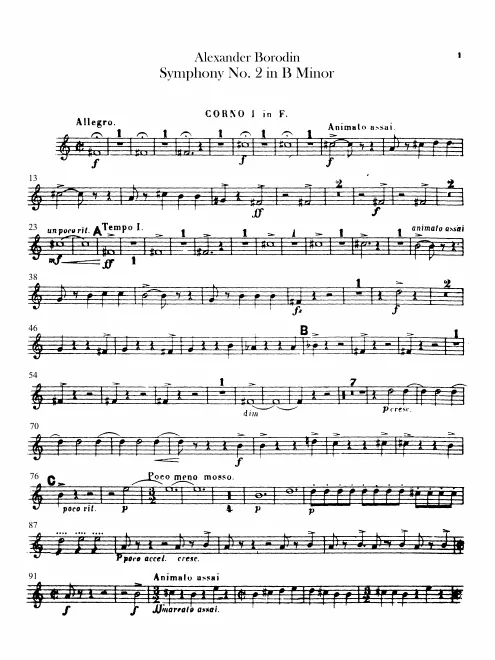 Horn 1 (F)