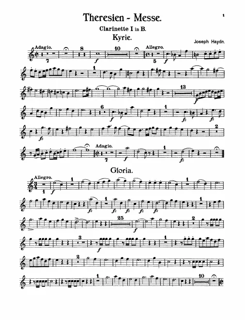 Clarinet 1, 2 (B)