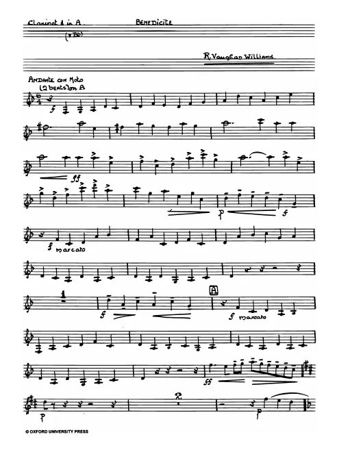 Clarinet 1 (A/B)