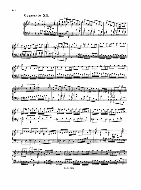 12. Concerto in , BWV 983