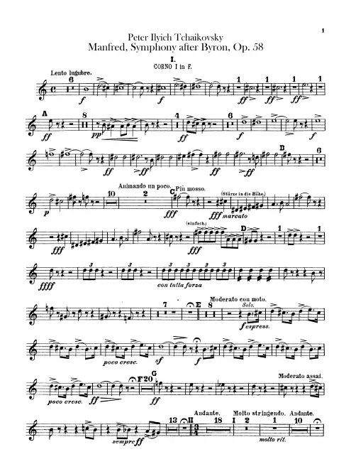 Horn 1 (F)