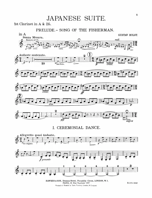 Clarinet 1 (A, B)