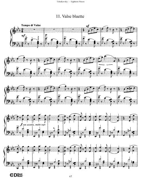 11. Valse bluette