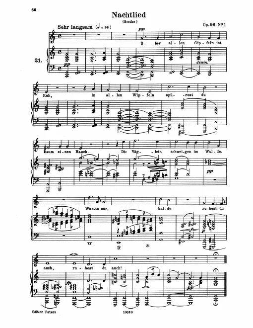 Complete Score (original / high voice)