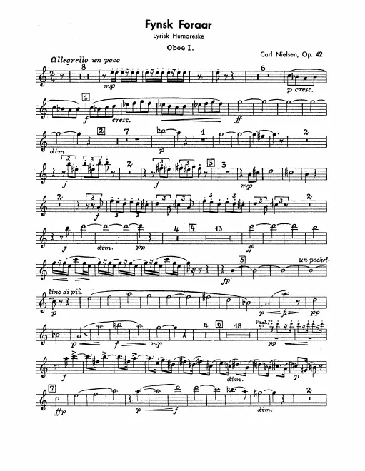 Oboe 1, 2