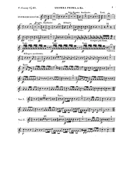 Trumpet 1, 2 (B)