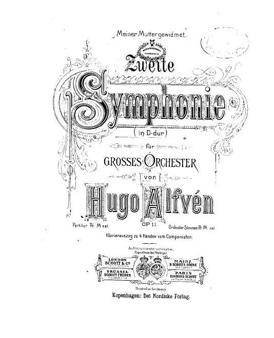 Cover page; I. Moderato; II. Andante