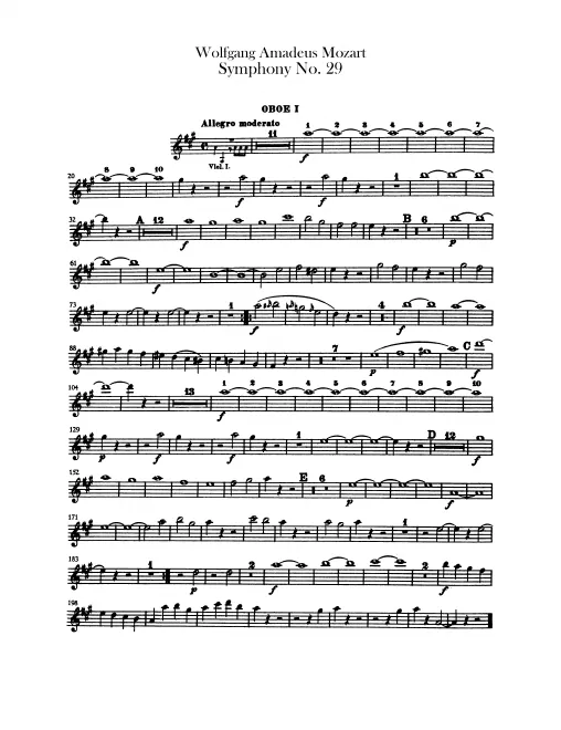 Oboe 1, 2