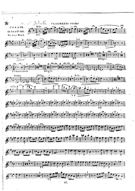 Clarinet 1, 2 (C)