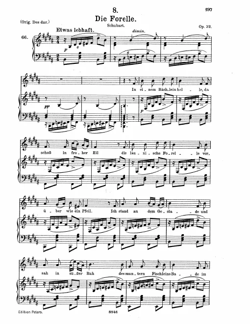 Complete Score (Medium voice, transposed to )