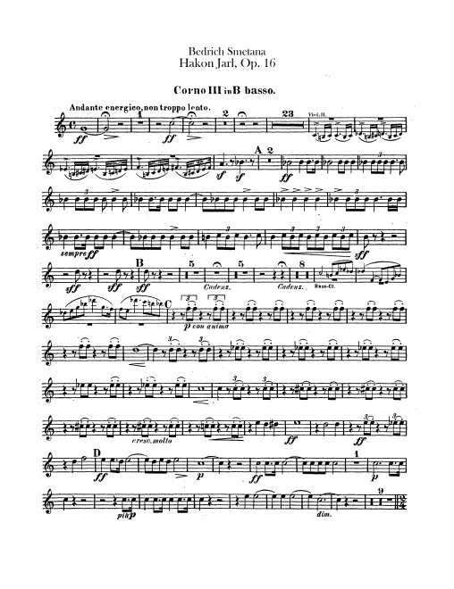 Horn 3, 4 (B)