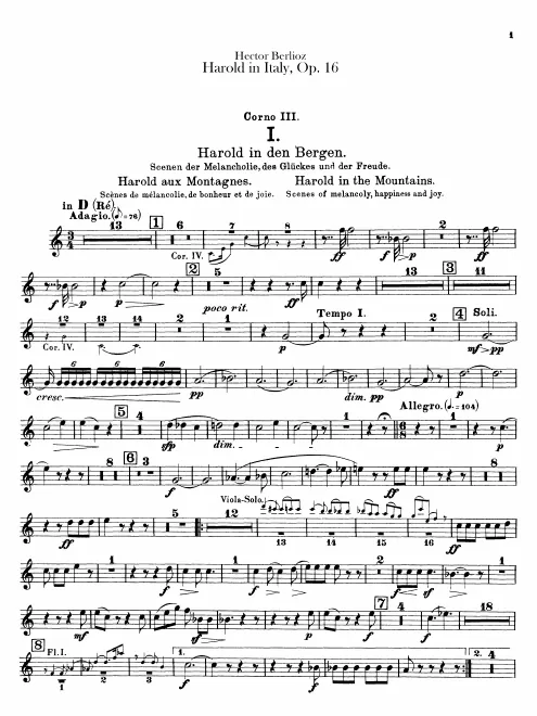 Horn 3 (D, C, F, G)