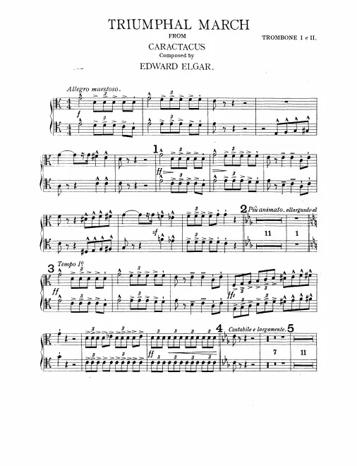 Trombone 1/2, Bass Trombone, Tuba