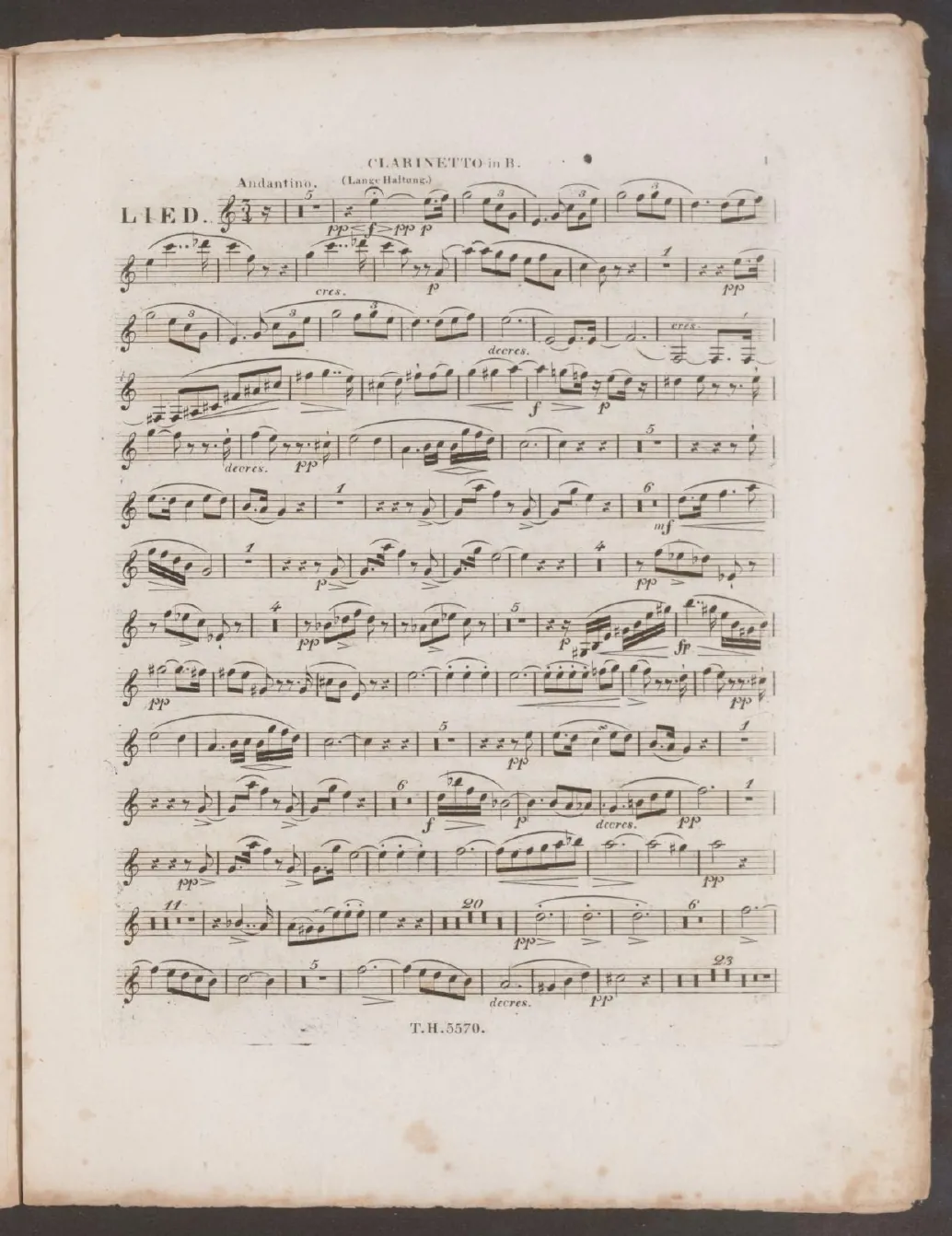 Clarinet (B)