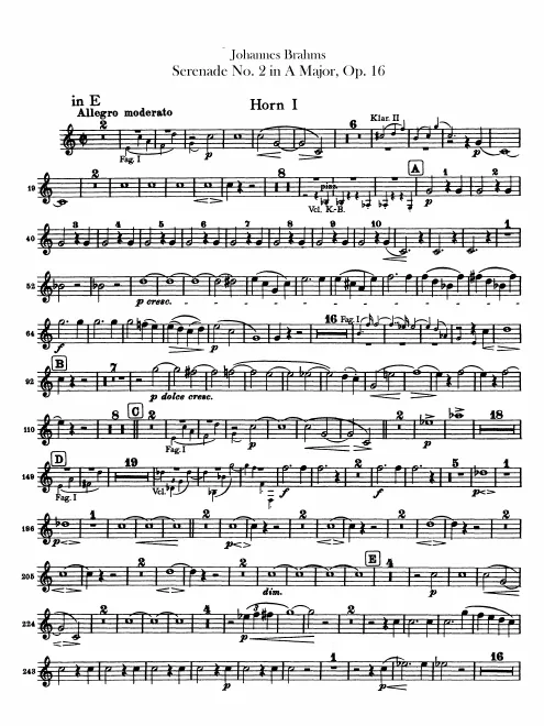Horn 1, 2 (E/C/E)