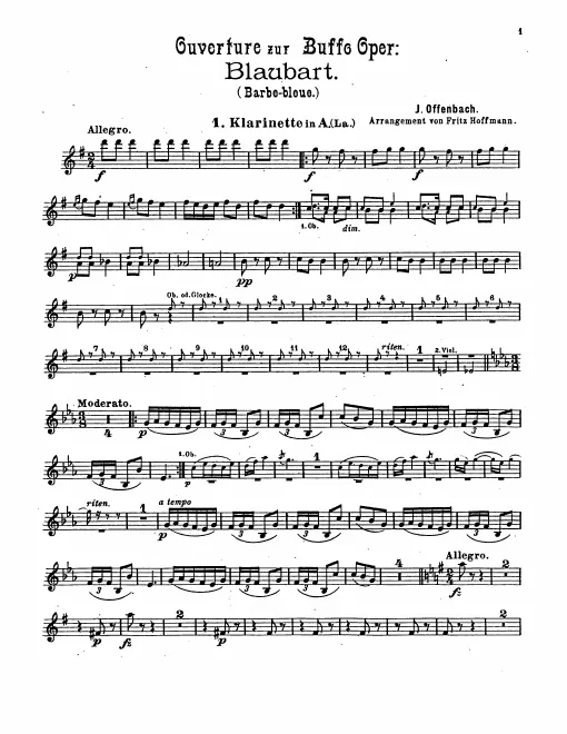 Clarinet 1, 2 (A)