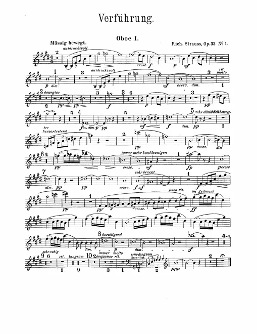 Oboe 1, 2, 3/English Horn