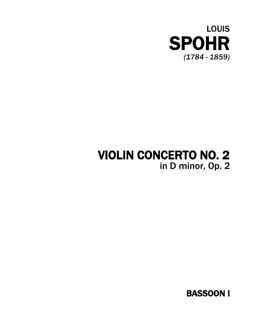 Bassoon 1, 2