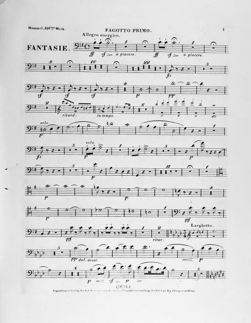 Bassoon 1, 2