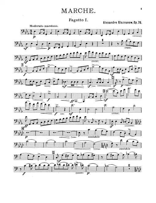 Bassoon 1, 2