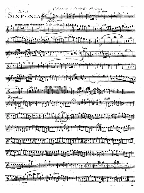 Oboe or Clarinet 1, 2