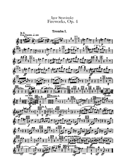 Trumpet 1, 2, 3 (A, B♭)