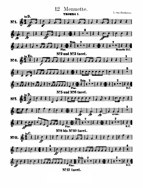 Trumpet 1, 2 (D/E/C)