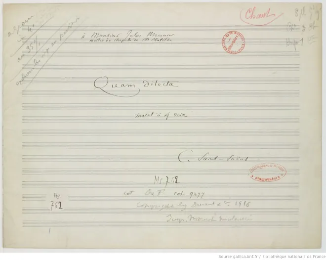Complete Score (with ad lib. harp part)