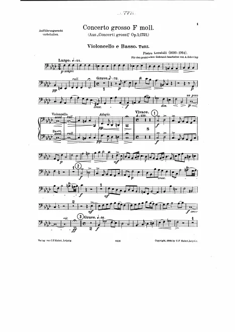 Cellos and Basses