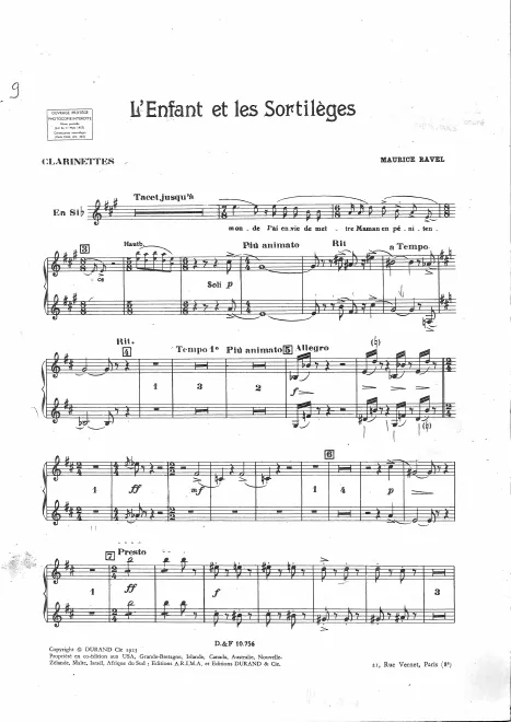 Clarinet 1/2 (B)