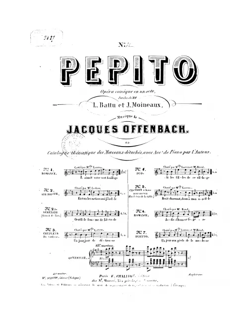 No.4, Duo: "Si les filles de ce village"