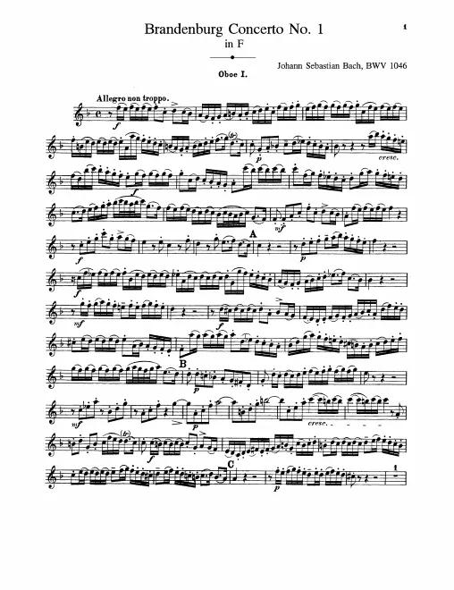 Oboe 1, 2, 3