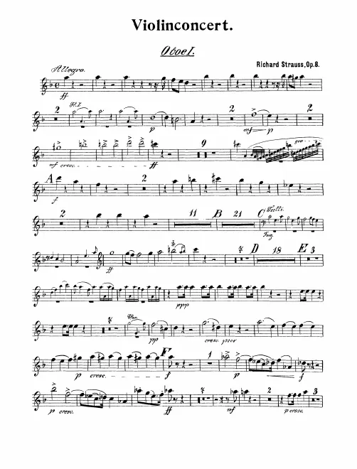 Oboe 1, 2