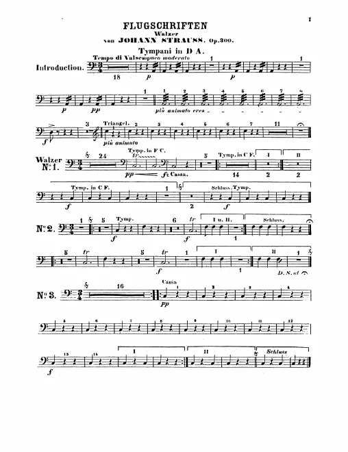 Timpani/Triangle/Bass Drum, Snare Drum
