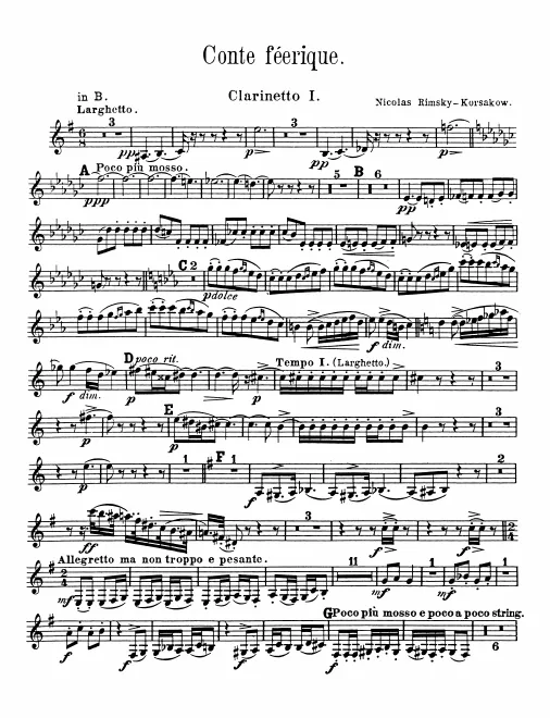 Clarinet 1, 2 (B)