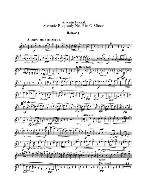 Oboe 1, 2