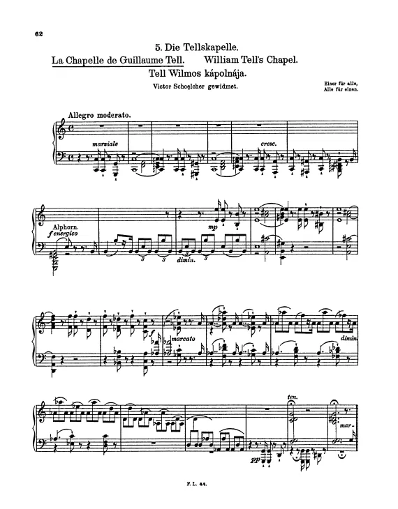 5. La chapelle de Guillaume Tell (S.156/6)