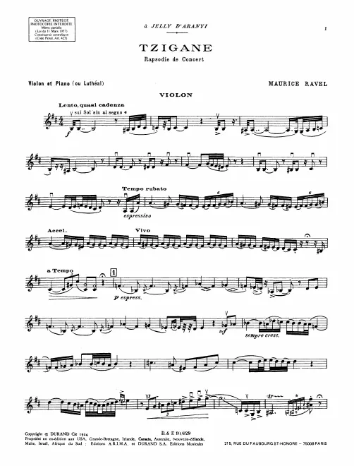 Complete Score and Violin Part