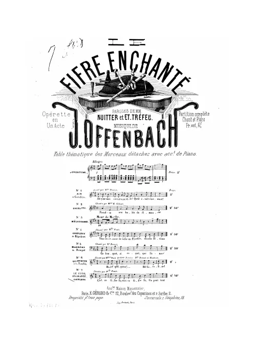 No.7, Couplets: "C'est ce fifre là" (G major)