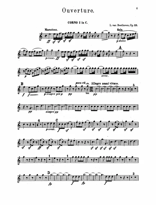 Horn 1, 2, 3, 4 (C)