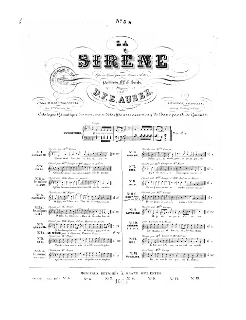 No.5bis, Air avec chœur: "Qu'est-ce donc..." (C major)