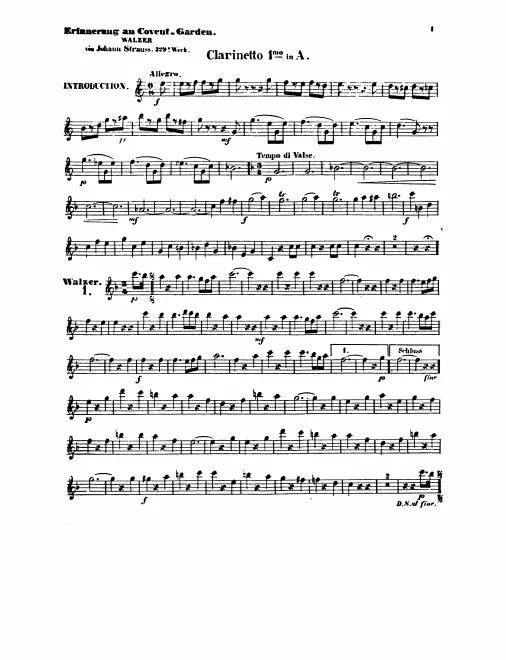 Clarinet 1, 2 (A)