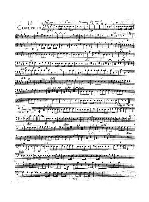 Horn 1, 2 (E♭)