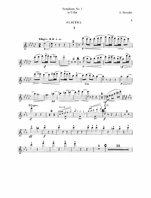Flute 1, 2