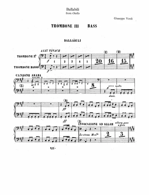 Trombone 3/Bass Trombone (Tuba)