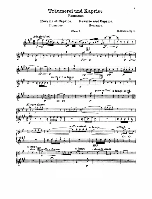Oboe 1, 2