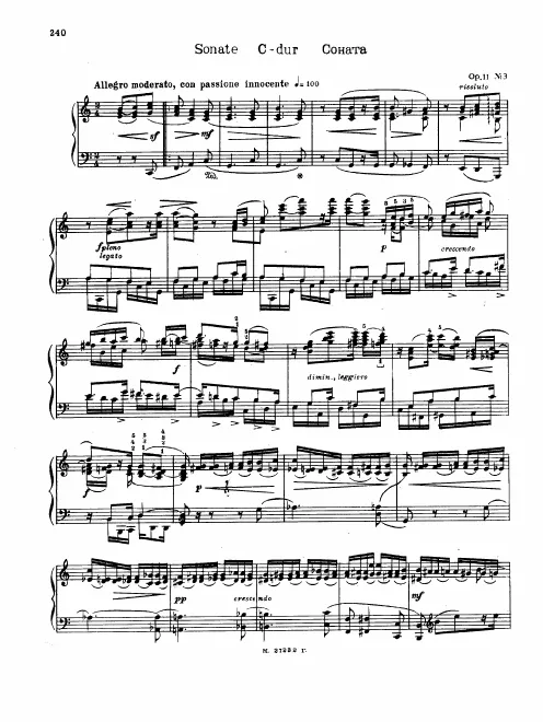 3. Sonata in
