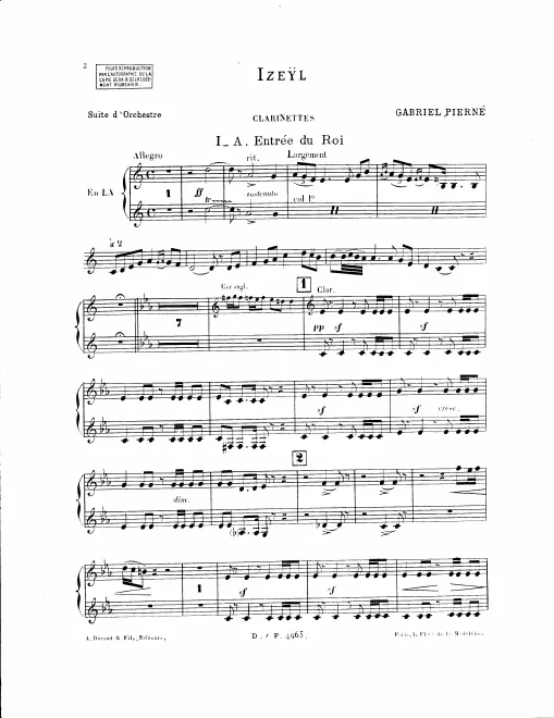 Clarinet 1/2 (A)
