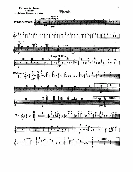 Piccolo, Flute
